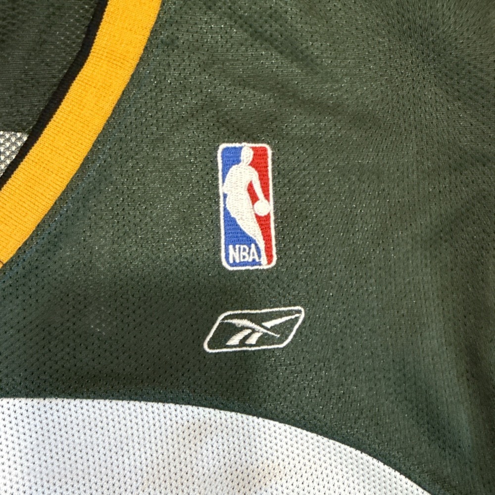 🔥Vintage Reebok Seattle Supersonics Sonics Ray Allen Jersey L EUC - Picture 6 of 7